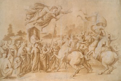 The Repulse of Attila by Raffaello Sanzio Raphael